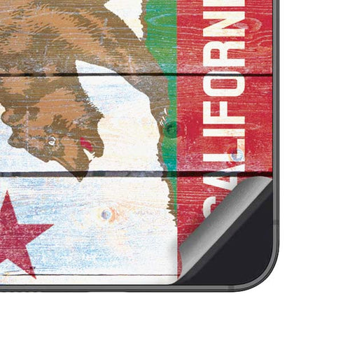 California Flag Light Wood Galaxy A14 5G Skin